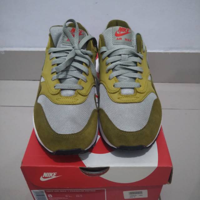 Nike air max 1 atmos green curry