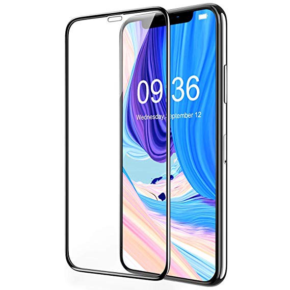 TEMPERED GLASS FULL LEM 9D IPHONE 11 PRO 2019 BLACK WHITE