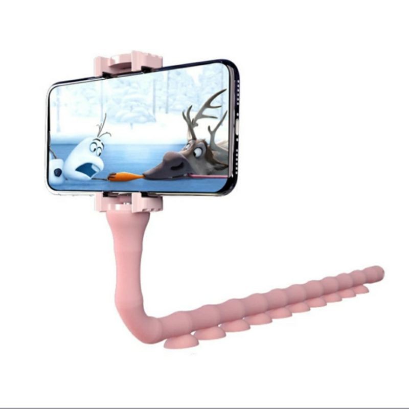 LAZYPOD TRIPOD HOLDER CUTE WORM FLEKSIBEL 360 DERAJAT / HOLDER HP / STAND HP / LAZYPOD GURITA