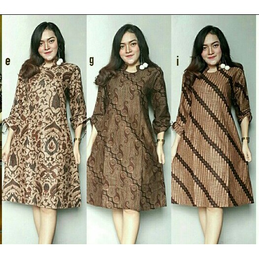 Katalog promo TUNIK BATIK SOGAN KLASIK - TUNIK / DRESS / ROK BLUS / BAJU BATIK SOLO termurah