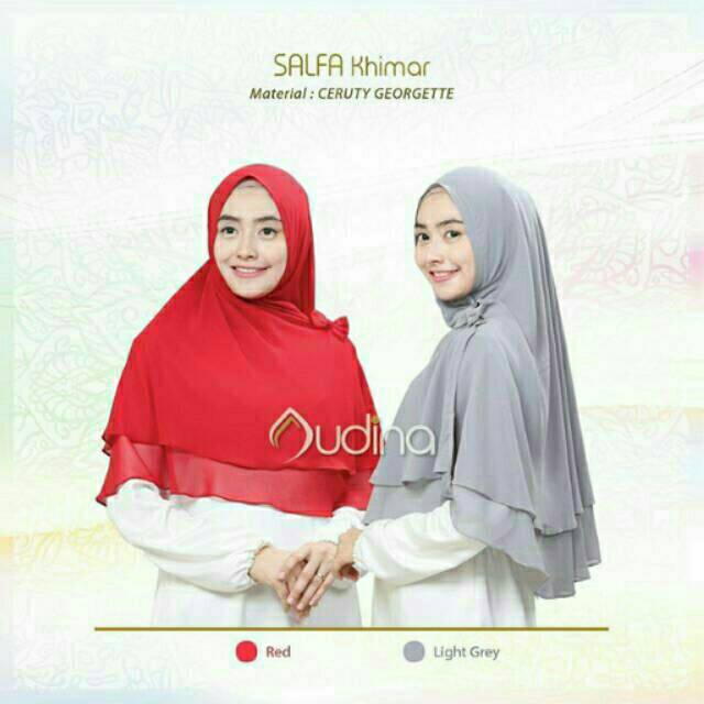 AUDINA - SALFA KHIMAR/KHIMAR CERUTY/KHIMAR DUA LAYER/KHIMAR NON PET