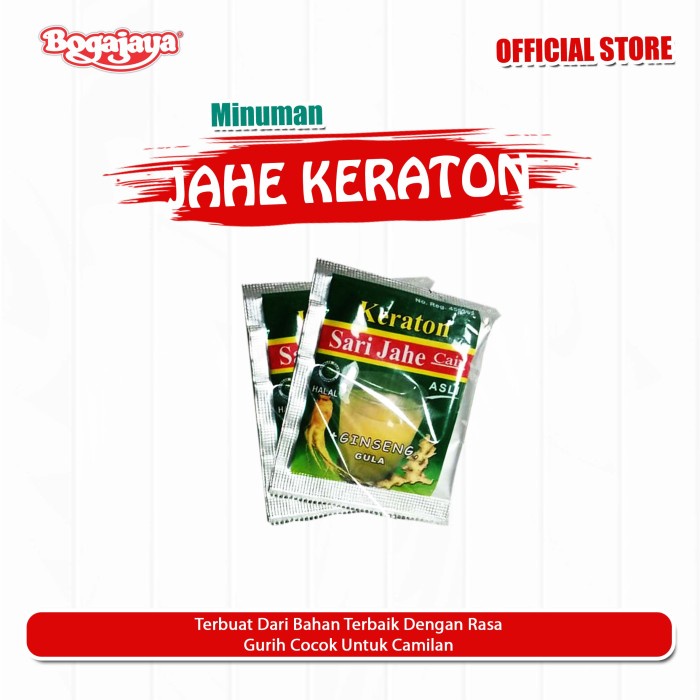 

Sari Jahe Keraton Cair Halal 500 Gram (BERKUALITAS)