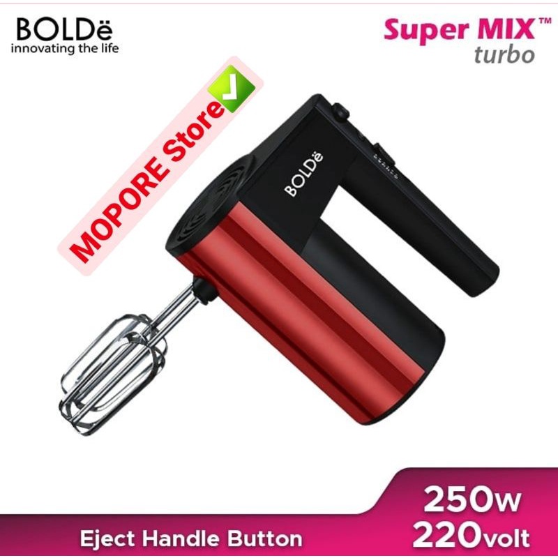 BOLDe Super MIX TURBO Hand Mixer 5 Kecepatan Original