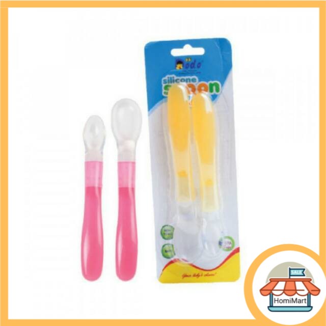 homimart I Dodo Silicone Spoon / Sendok Makan Bayi