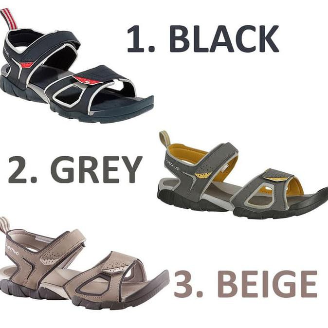 PRODUK BAGUS QUECHUA SENDAL GUNUNG SEPATU SENDAL HIKING ORI 100 DECATHLON ON SALE