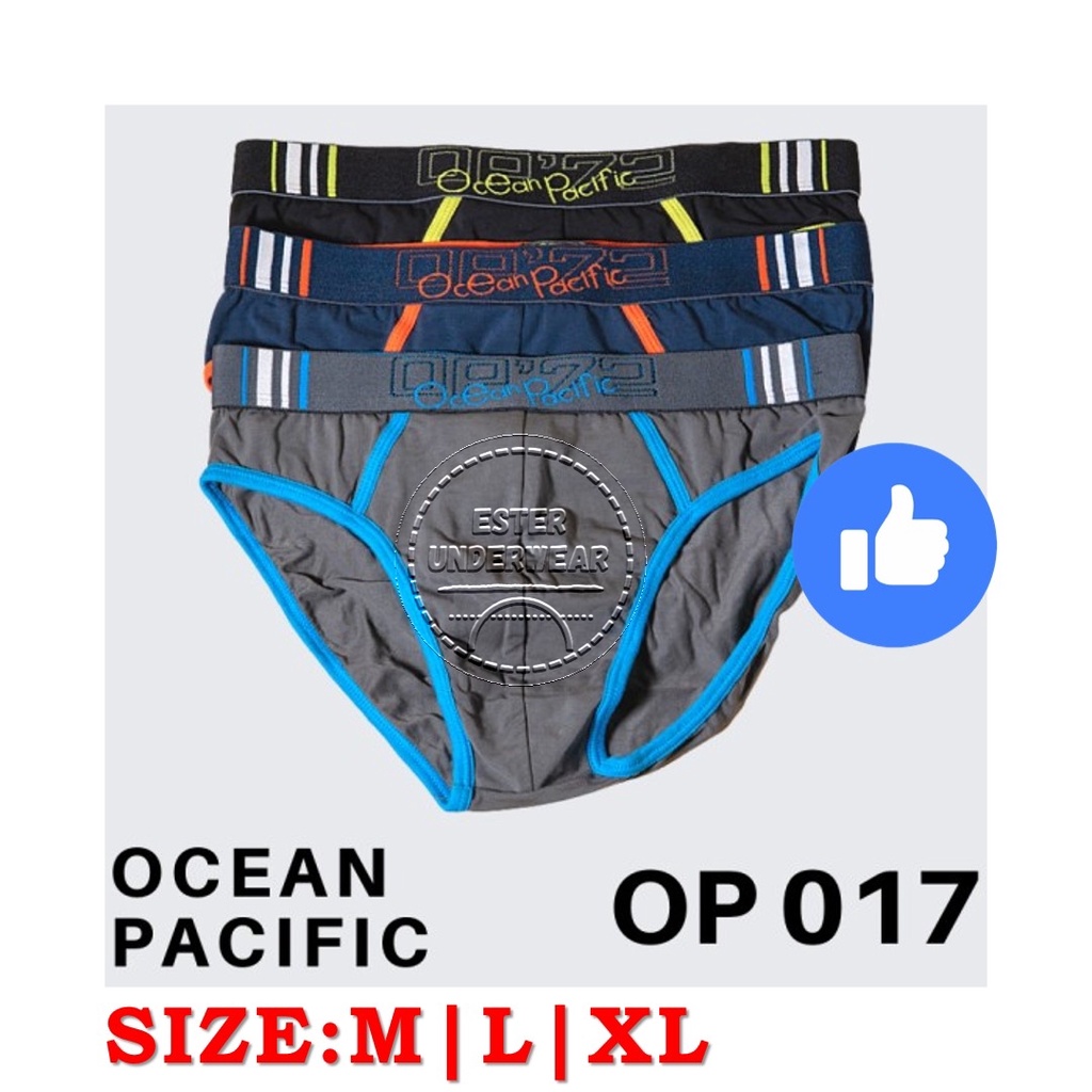 Celana Dalam Pria OCEAN PACIFIC OP 017 ISI 3PCS