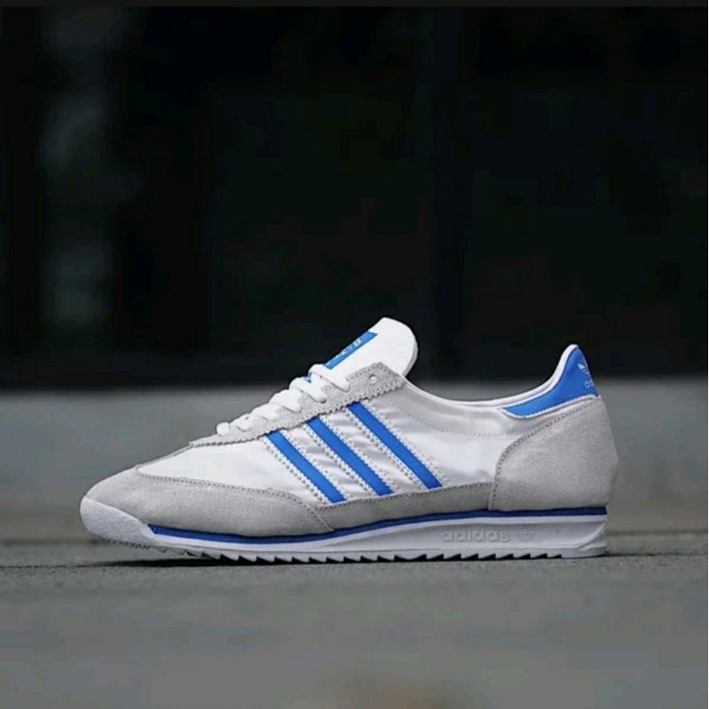 SEPATU ADIDAS SL72 WHITE BLUE ORIGINAL