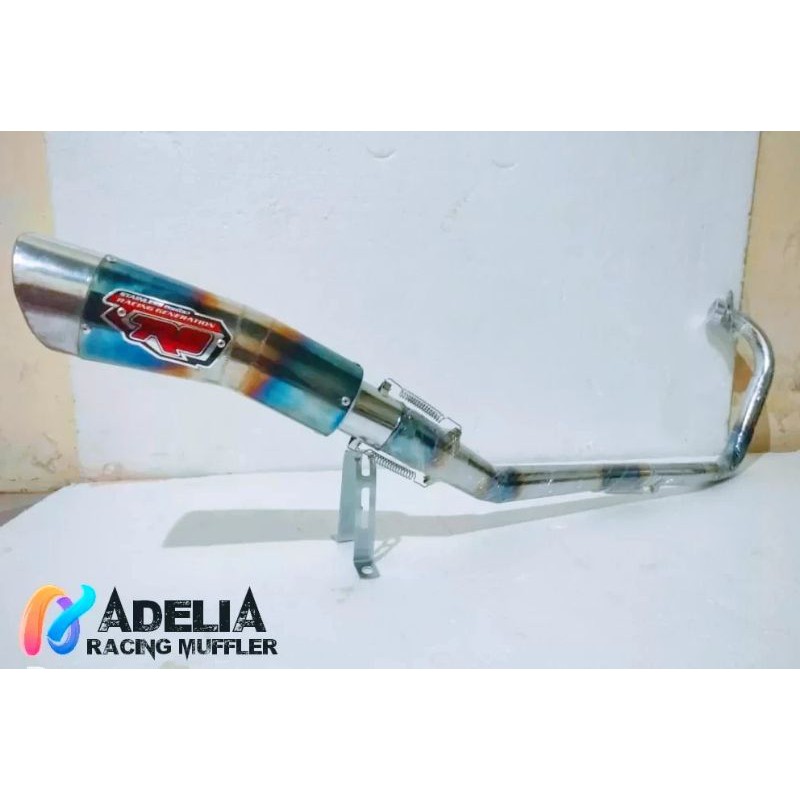 knalpot racing R9 bluemoon sport Vixion CBR Tiger thunder Mega pro r15