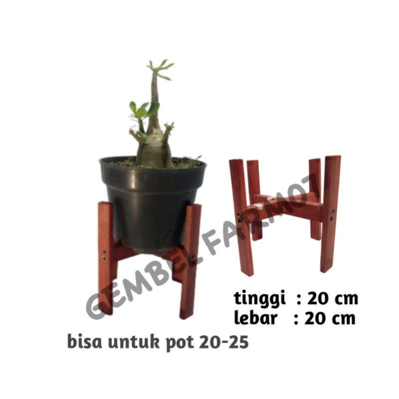 standing pot 20-25cm (tinggi 20cm)