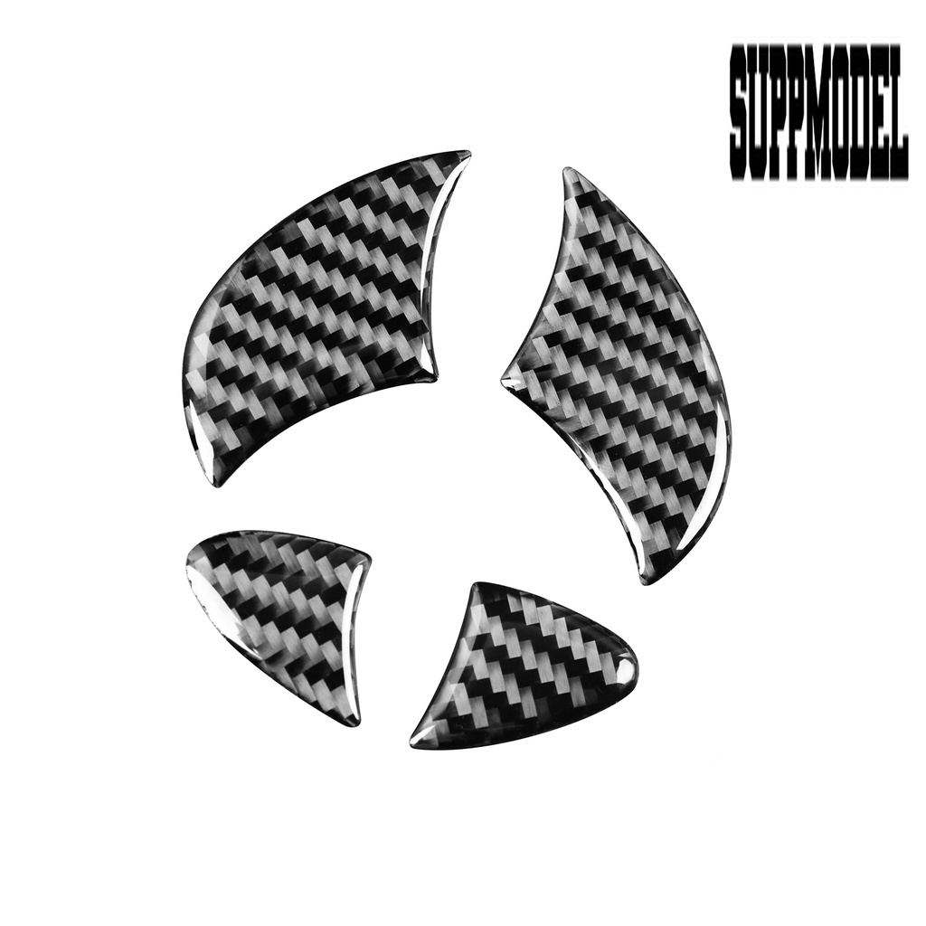 4pcs Stiker Logo Toyota 4Runner 2010-2020 Bahan Karbon Fiber Anti Gores