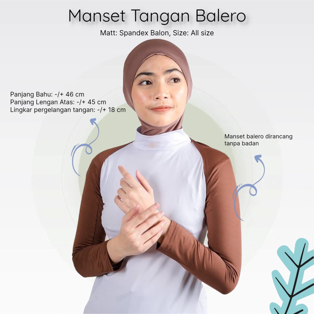 Manset tangan balero/ Manset balero lengan panjang/ Manset balero premium