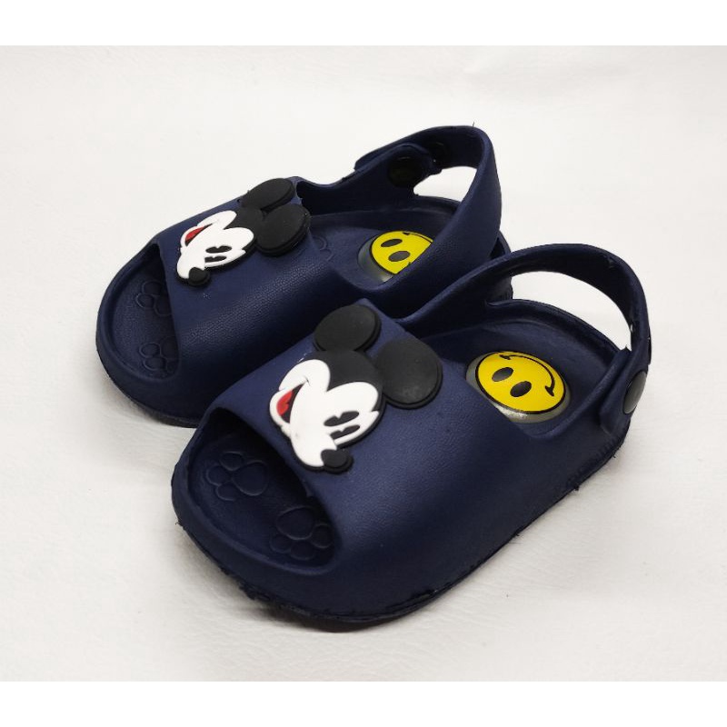 YUTU- SANDAL YUTU 725D BAIM BABY BUNYI CIT CIT / SANDAL TALI BELAKANG BUNYI / SANDAL ANAK PRIA DAN WANITA KRAKTER MICKEYMOUS / SANDAL BAIM ANAK KRAKTER LUCU /SANDAL IMPORT /FASHION ANAK / SANDAL TRENDY