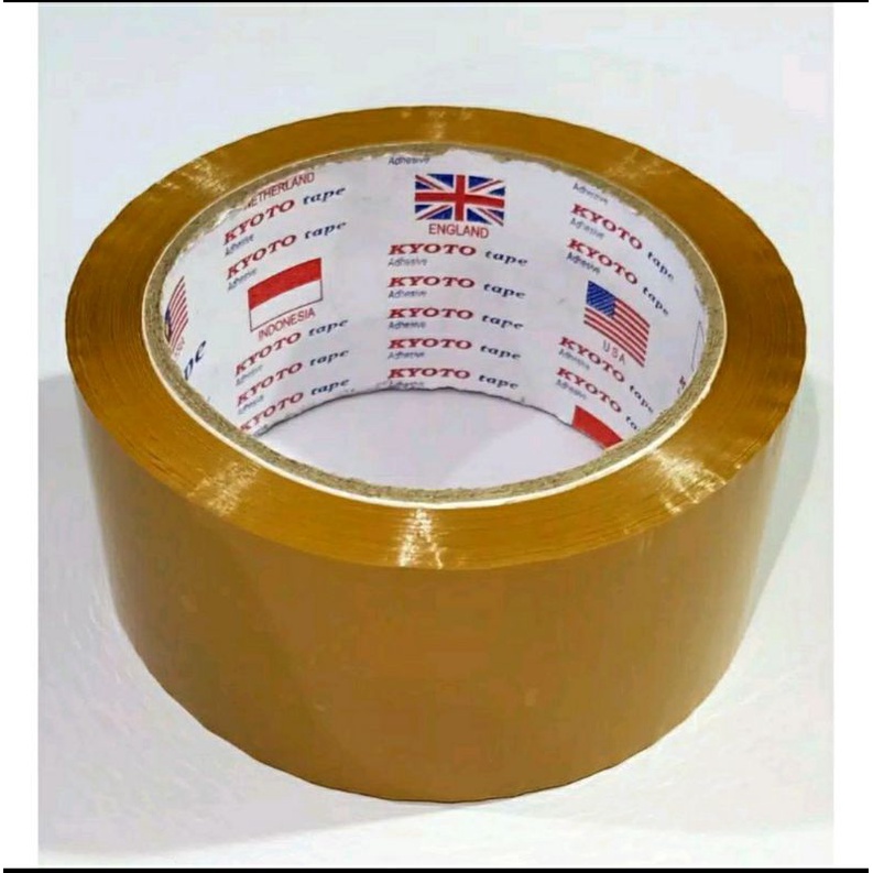 Lakban Coklat / Putih 48 MM x 90 Yard