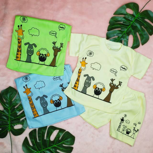 [Ss-8030] Pakaian Anak Laki-laki size 0-6bln / Baju Setelan Anak / Pakaian Bayi / Baju Anak Murah