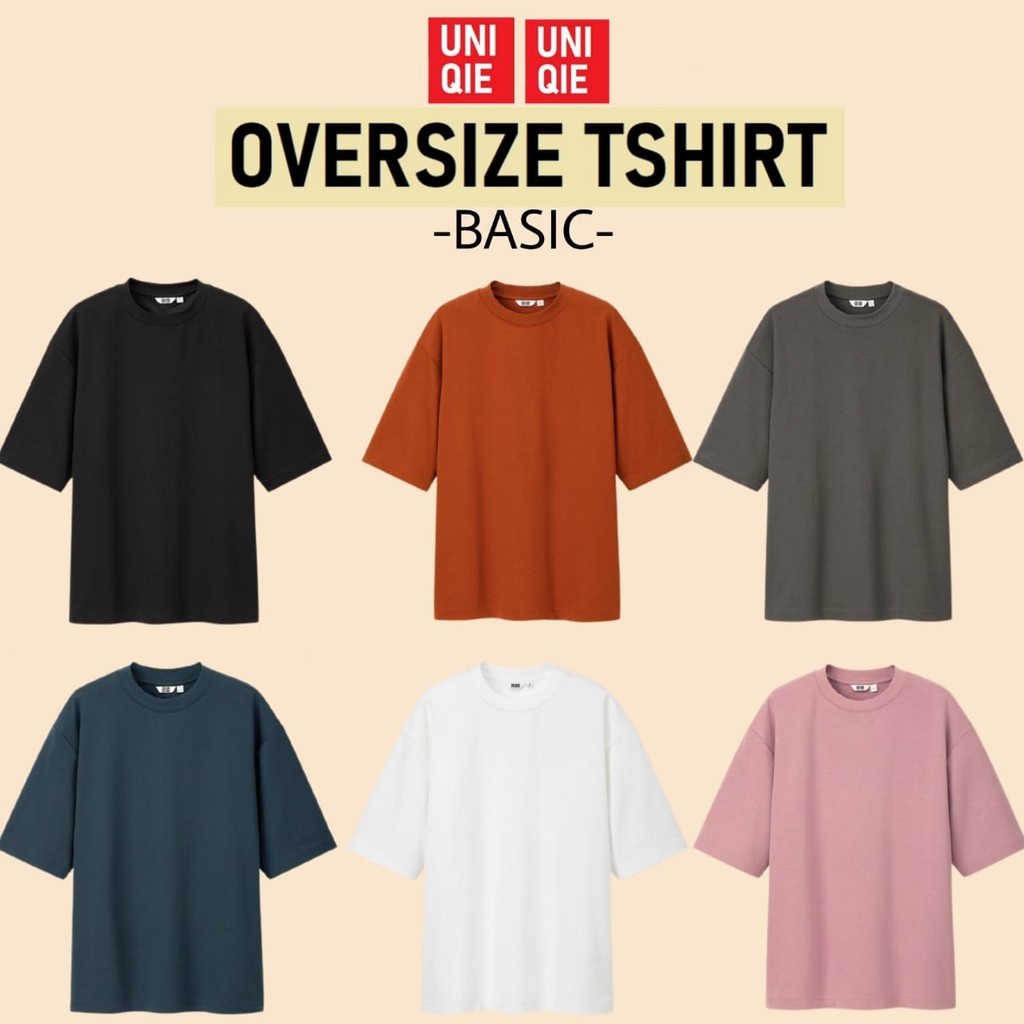 KAOS POLOS OVERSIZE COTTON COMBED 24s PRIA DAN WANITA