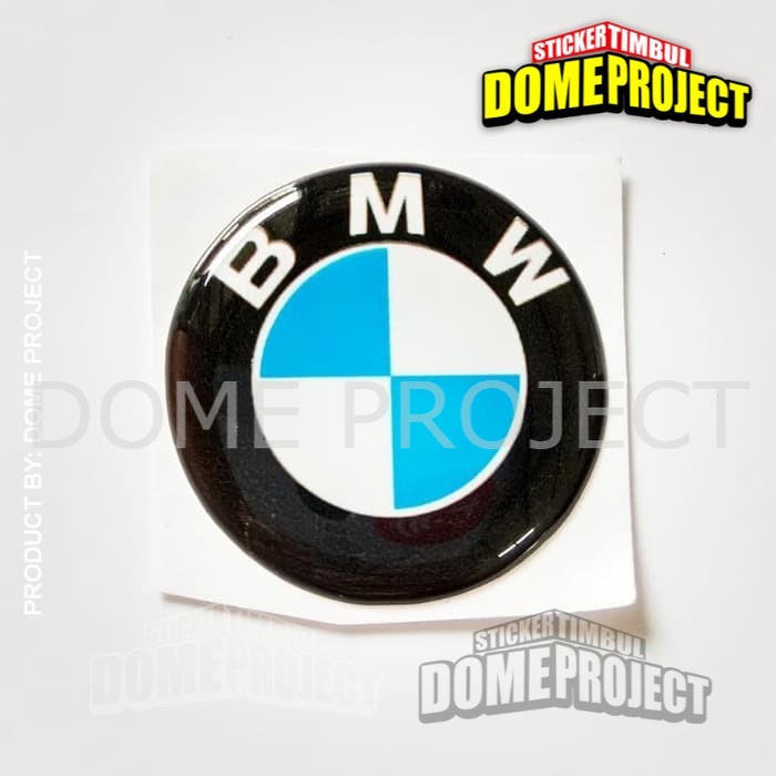 STIKER MOTOR BMW LOGO EMBLEM TIMBUL LENTUR STIKER MOTOR AKSESORIS SEPEDA MOTOR