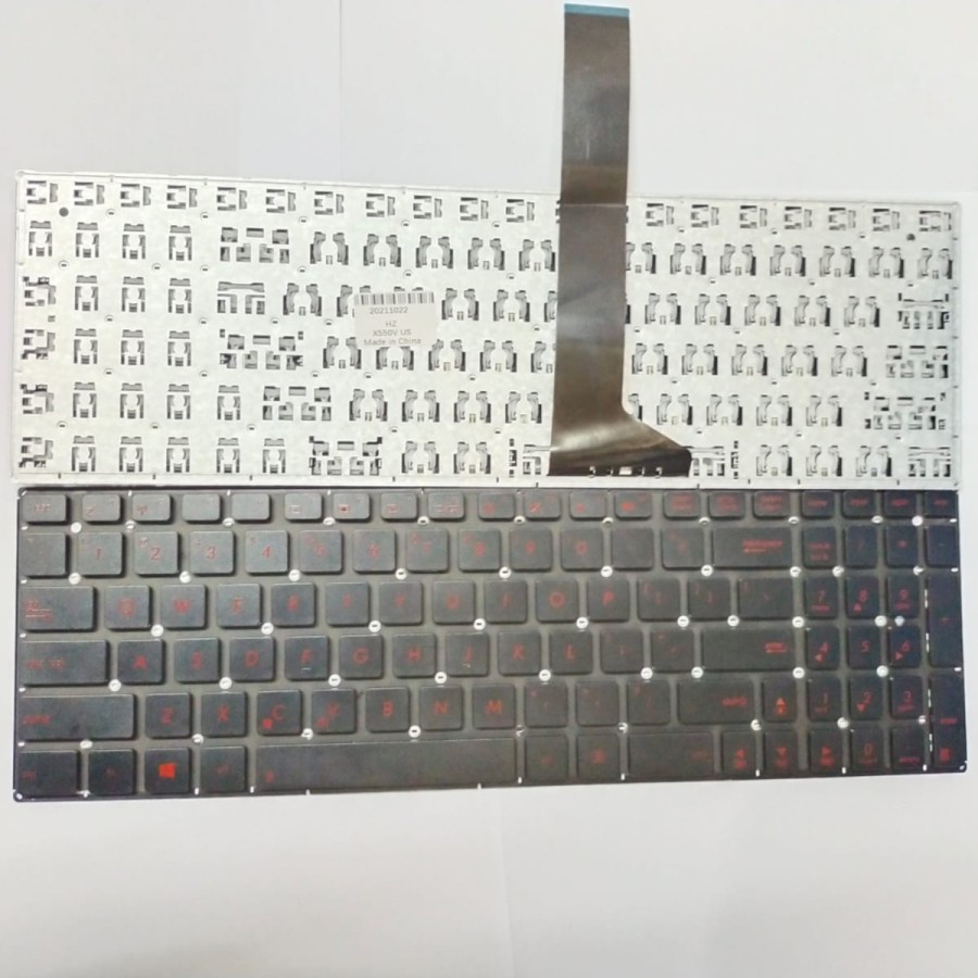 Keyboard Asus X550 X550C X550D X550EA X550J X550L Tombol Merah