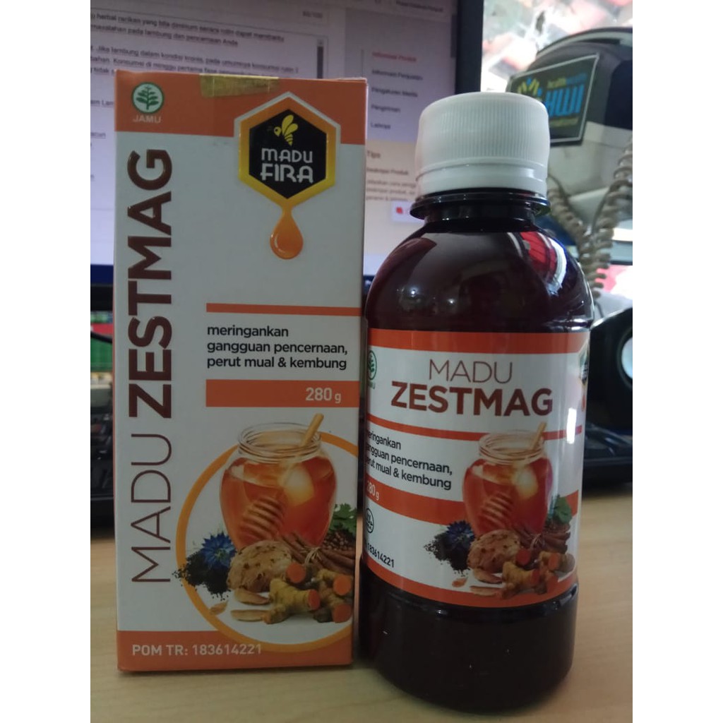 Madu Zestmag/madu lambung obati maag asam lambung ganguan pencernaan aag kronis isi 280 gr