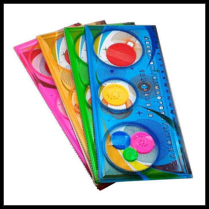 

PENGGARIS BUNGA PUTAR AJAIB / SPIROGRAPH ATK MAINAN JADUL 90AN - RANDOM