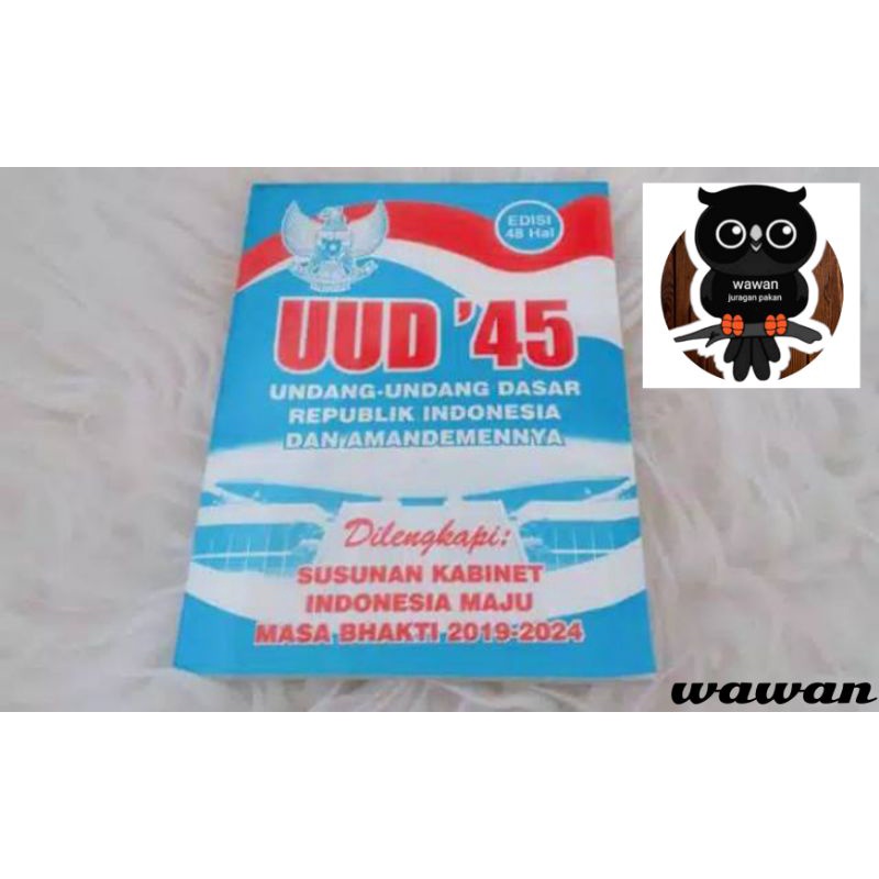 BUKU UUD 1945  buku undang - undang dasar negara republik indonesia , 1 kg isi 65 pcs