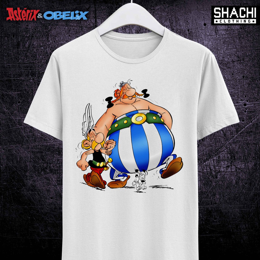 T Shirt Kaos Komik Jadul ASTERIX & OBELIX 03 - Premium White NSA