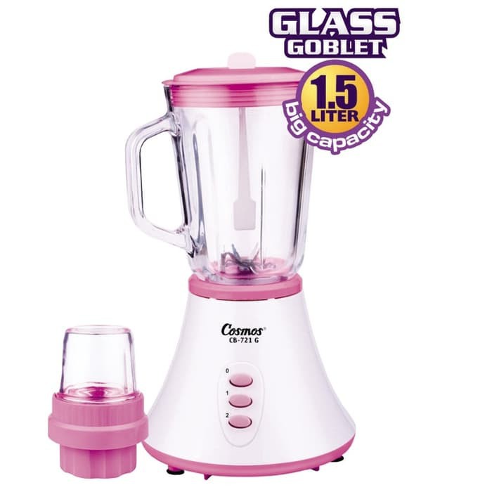 COSMOS CB 721 G (KACA) blender 1,5 L 380 W Juicer Jus Bumbu dapur