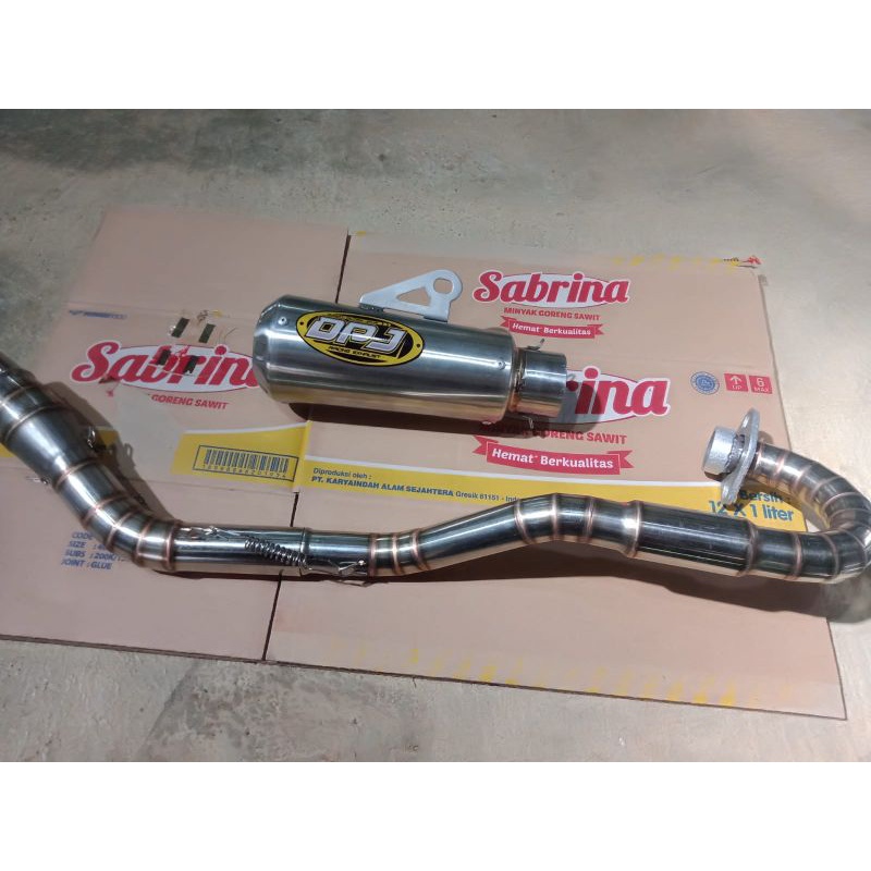 KNALPOT DPJ GTX KOLONG ATAS PNP D'TRACKER KLX CRF