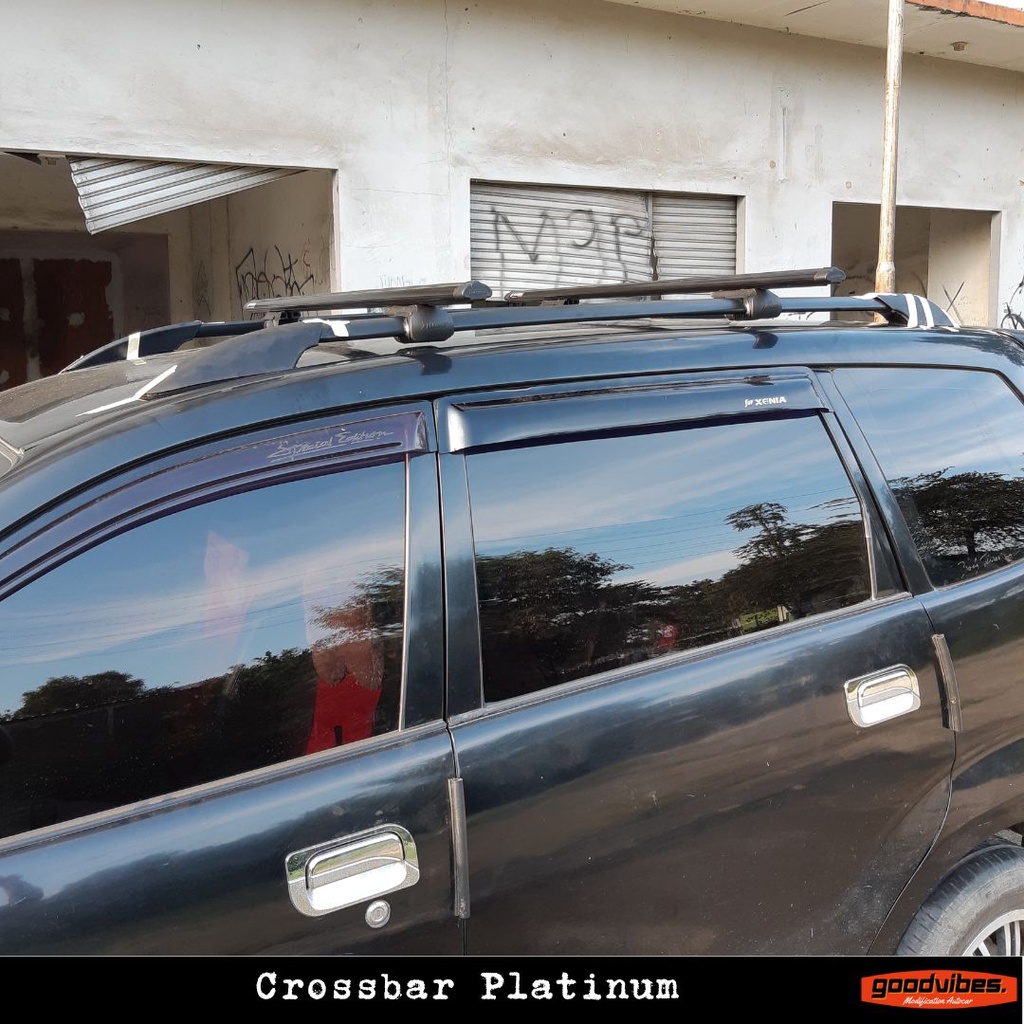 Cross Bar Jepit Roof Rail Platinum Goodvibes