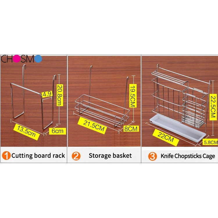 Rak Piring Wastafel Dengan Kabinet Rak Wastafel Cuci Piring Rak Piring Stainless Steel Rak Dapur Multifungsi Dengan Aksesoris