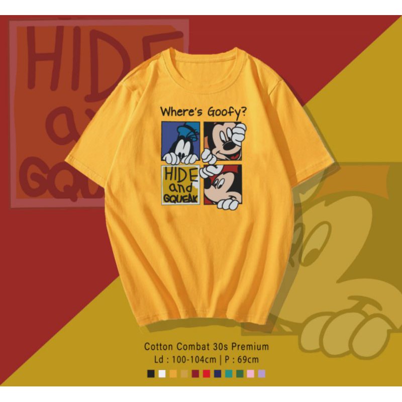 T-SHIRT / TUMBLR KAOS WHERE's GOOFY OVERSIZE PREMIUM