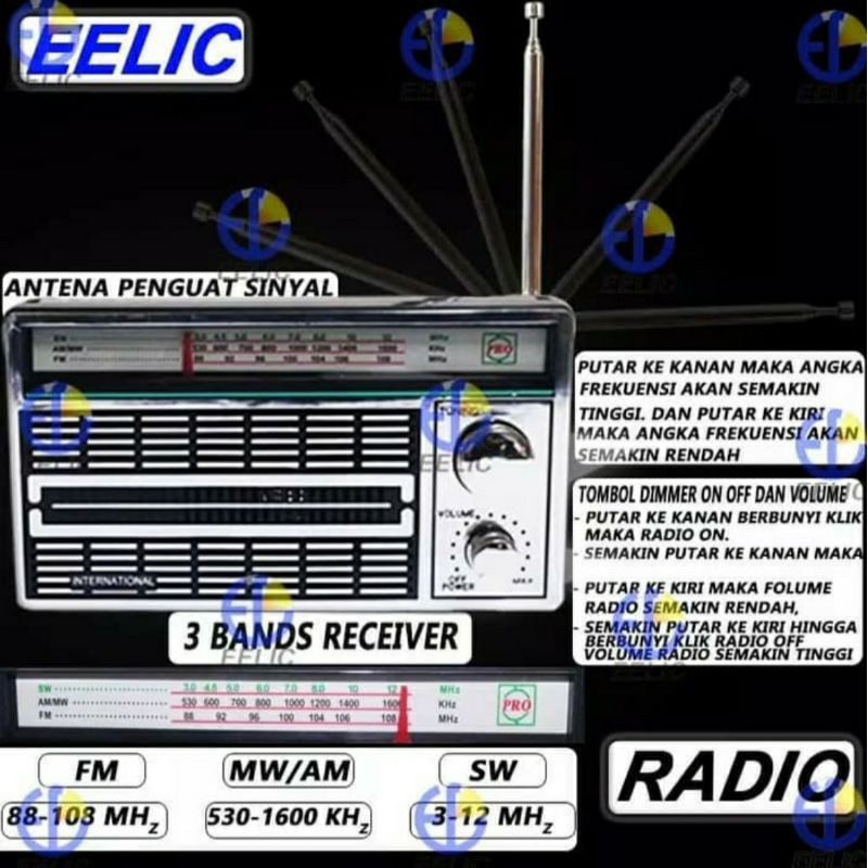 RADIO INTERNASIONAL F4250 /AC DC AM FM SW