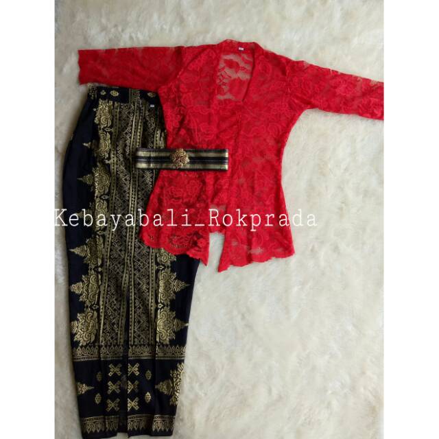 Kebaya kutubaru 1 set kebaya bali