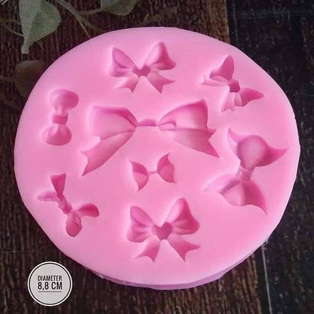 CETAKAN SILIKON.CETAKAN SILIKON MOLD UNTUK CLAY. CETAKAN SILIKON FONDANT MOTIF PITA/RIBBON