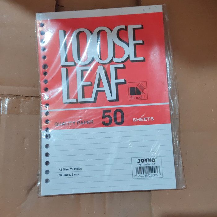 

Loose Leaf a5 50 lembar