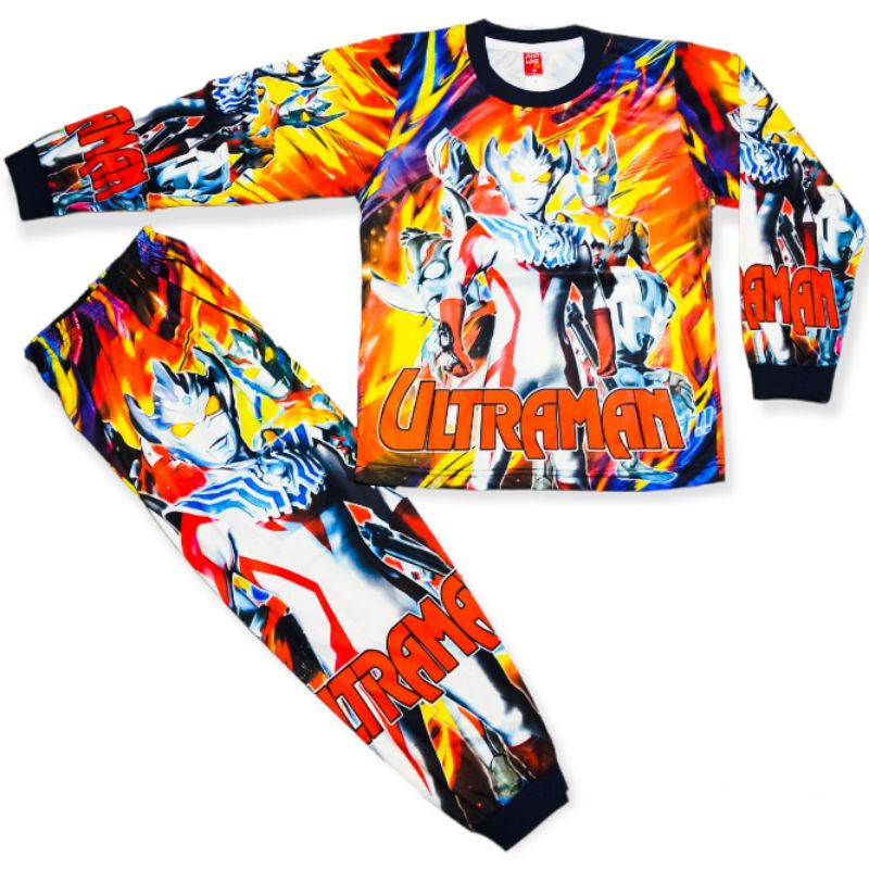 STELAN BAJU ANAK ULTRAMAN PANJANG' SIZE 4-14