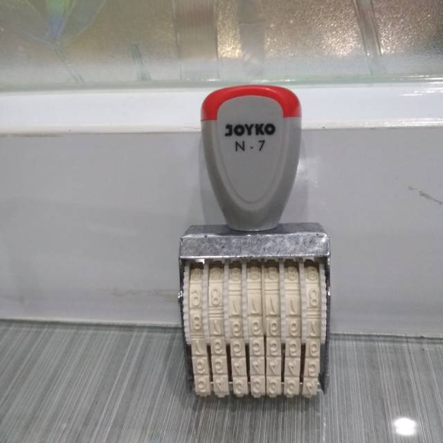 

Number Stamp / Stempel Nomor Joyko N-7