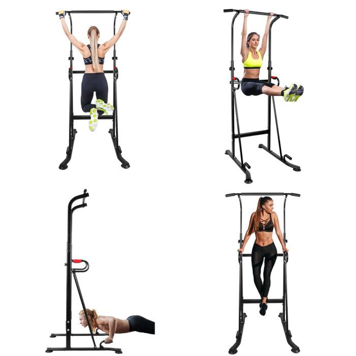 OneTwoFit Multi-Function Power Tower,Adjustable Height Pull up Station