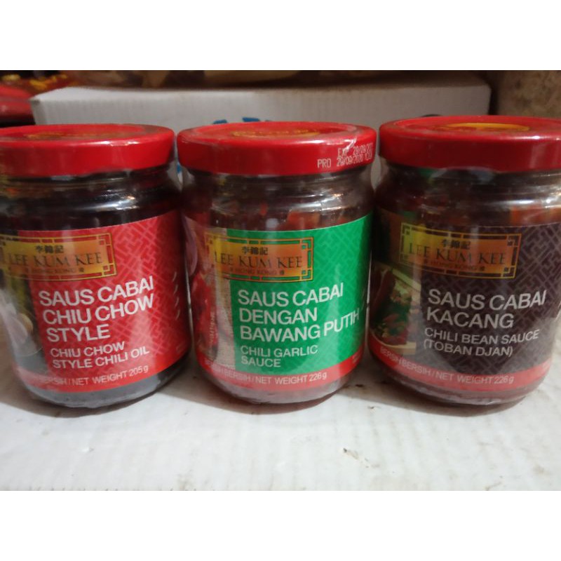 

Lee Kum Kee Saus Cabai Chiu Chow/Saus Cabai Bawang Putih/Saus Cabai Kacang 226g