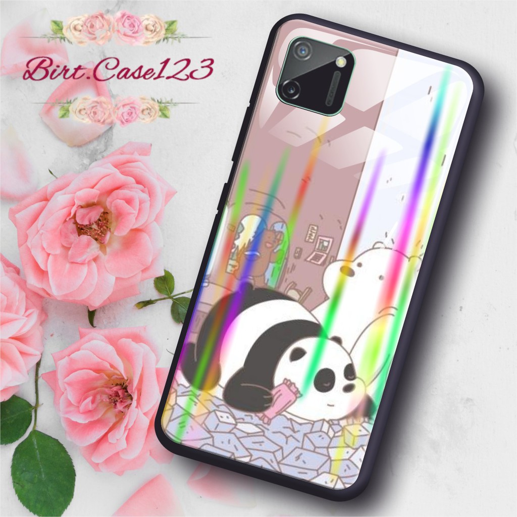 back case glass aurora WE BARE BEARS oppo samsung vivo xiaomi realme iphone all type BC1656