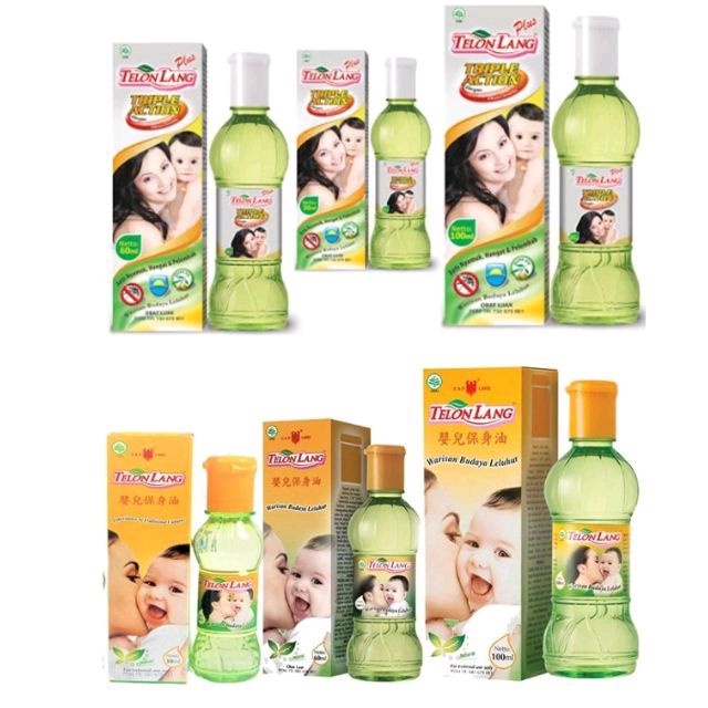 Cap Lang Minyak Telon / Minyak Telon Lang / Minyak Telon Cap Lang / Telon Lang Plus