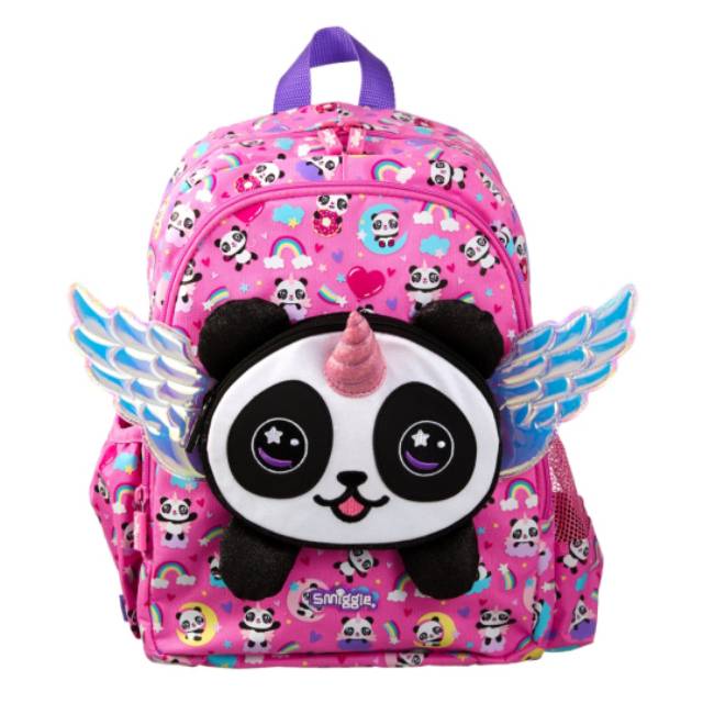 NEW ARRIVAL READY JAKARTA Smiggle Panda Vroom Character Backpack PINK PANDA