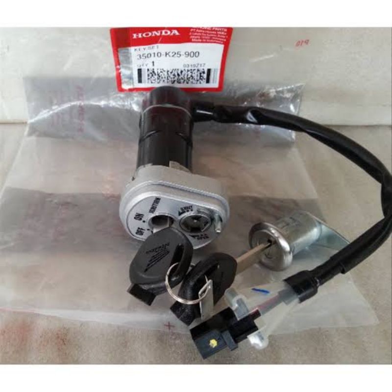 kunci kontak set assy honda beat fi 2013 2015 original oem