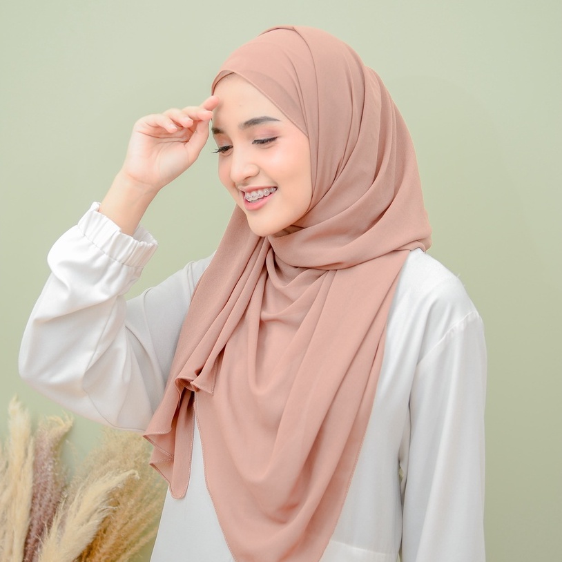 Jilbab Kerudung Hijab Krudung Pashmina Ceruti Baby Doll Babydol Instan Instant Anak Perempuan Wanita