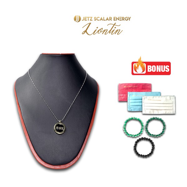 JETZ Scalar Liontin Kalung Energi Elektromagnetik Untuk Organ Tubuh
