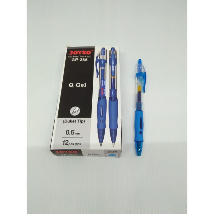 

READY PULPEN GEL JOYKO GP-265 Q-GEL 0.5MM BIRU (PERLUSIN)