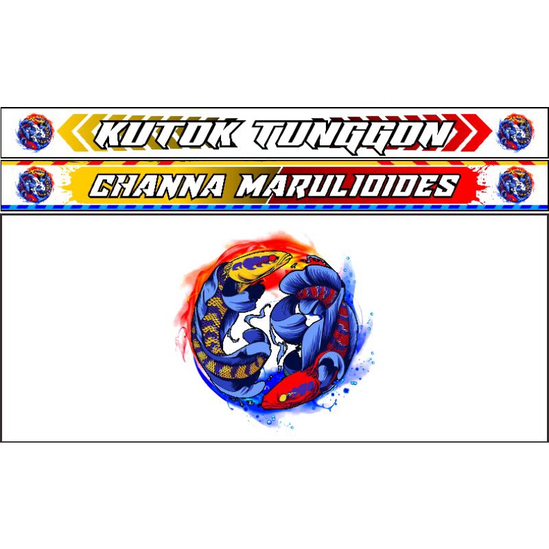 STICKER BACKGROUND DAN LIS AQUARIUM UKURAN JUMBO
