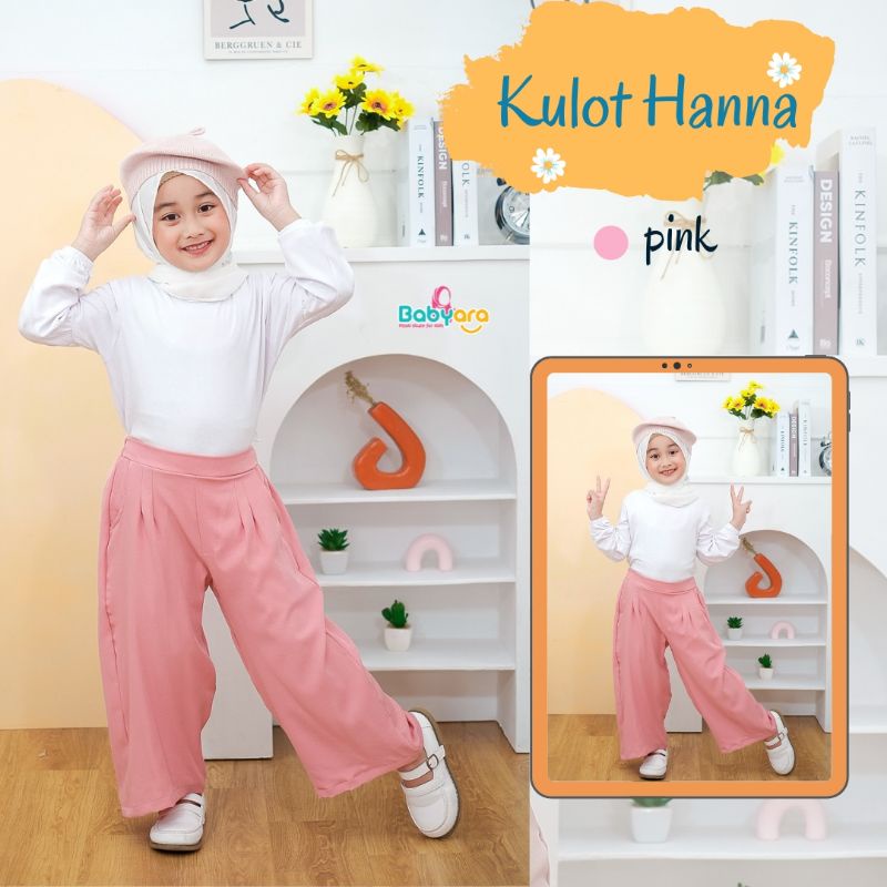 celana kulot anak/ celana kulot anak/setelan kulot anak perempuan/ setelan kulot anak/ set kulot ana
