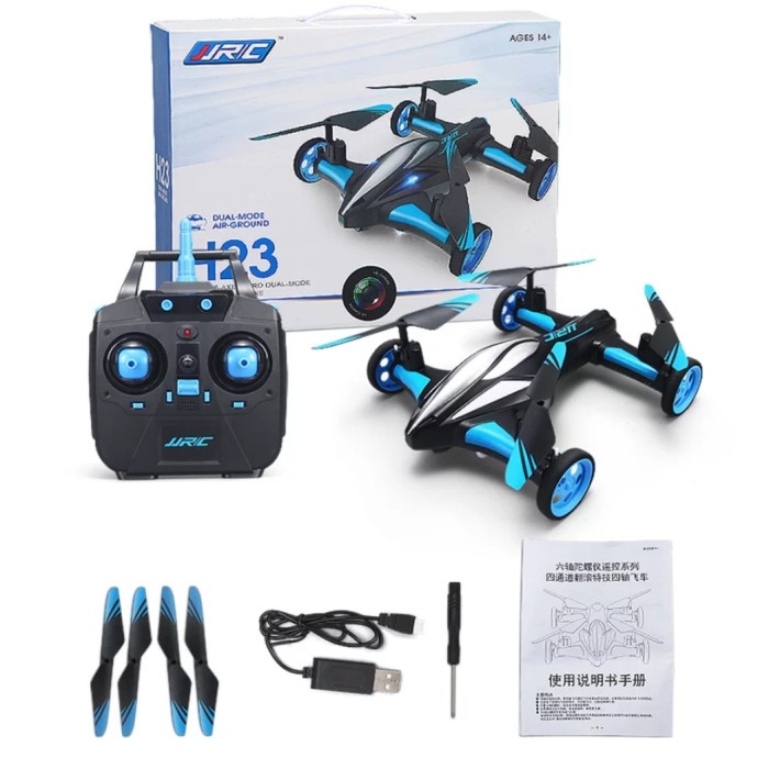 Toys Store -   Jjrc H23 RC Drone Empat-axis Pesawat Mobil Dual Mode RC Helikopter