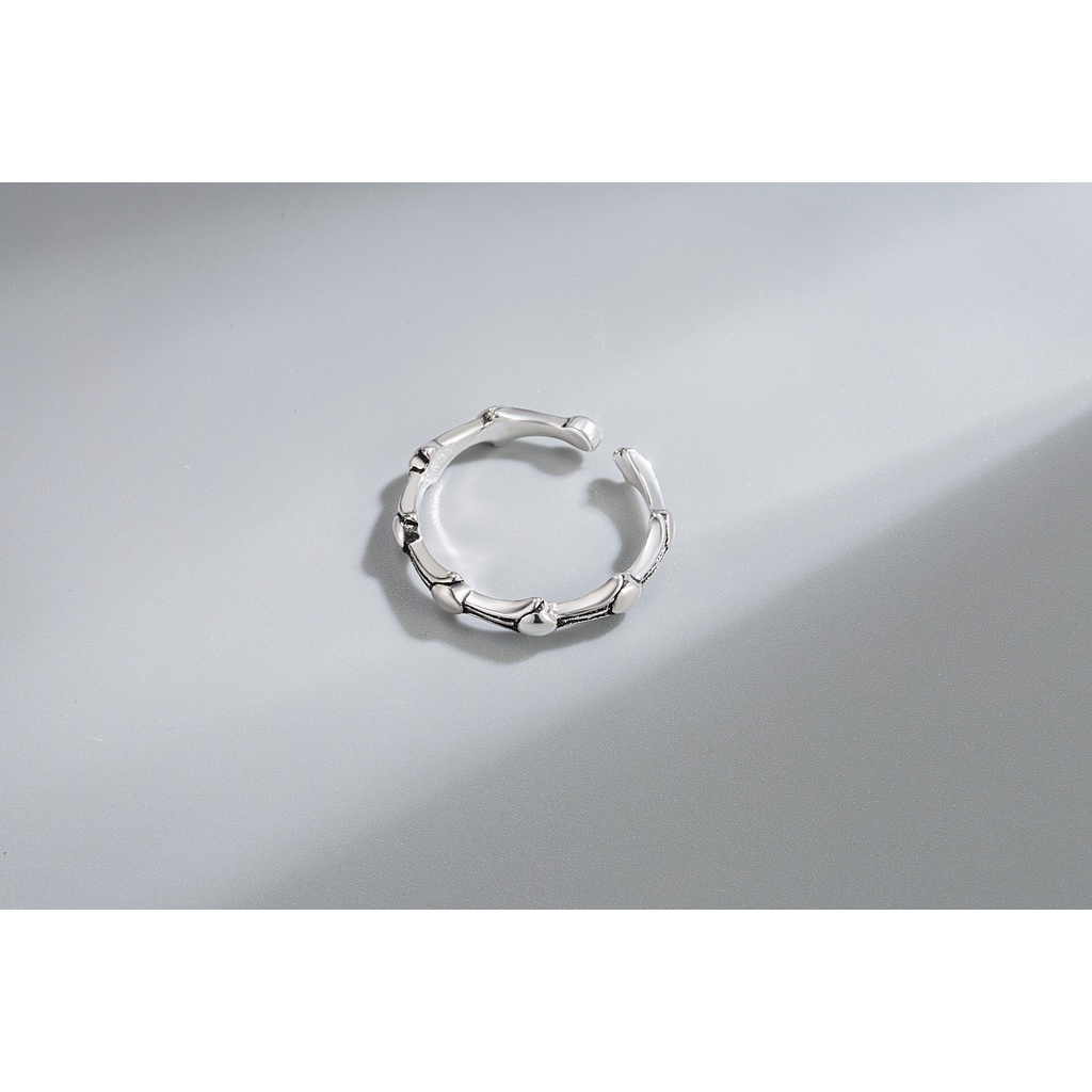 cincin perak 925 asli untuk wanita/Cincin yang Dapat Disesuaikan Gaya kreativitas Perhiasan Retro