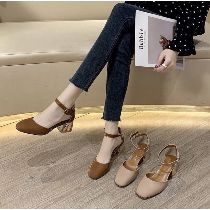 Heels M519 wanita import realpict